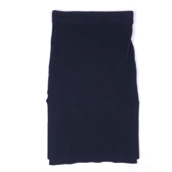 Abercrombie & Fitch Dresses & Skirts - Abercrombie & Fitch Black Ribbed Side Slit Midi Skirt M Black
